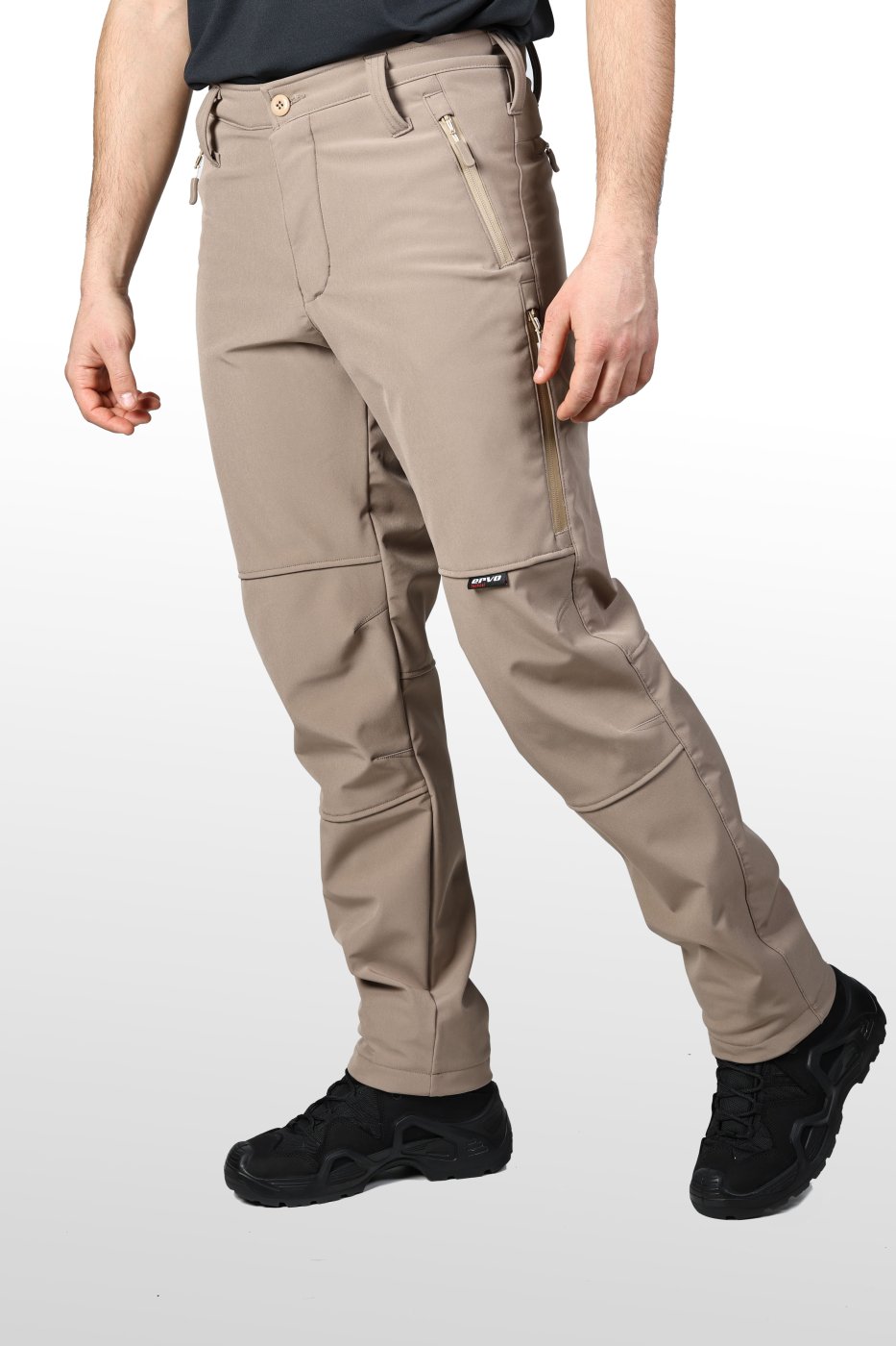 Softshell Su ve Rüzgar Geçirmez Pantolon Bej