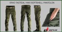 Haki Licrali Softshell Pantolon