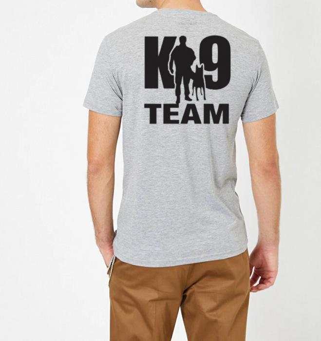 K9 Team Gri T-shirt